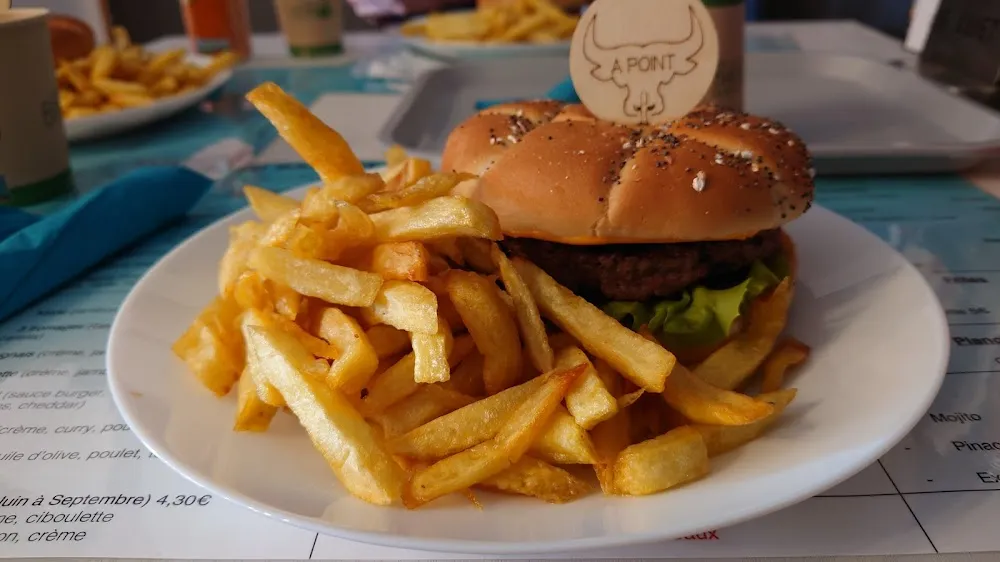 Burger with Fries